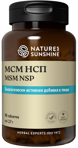 NSP МСМ (Метилсульфонилметан) 90 таблеток