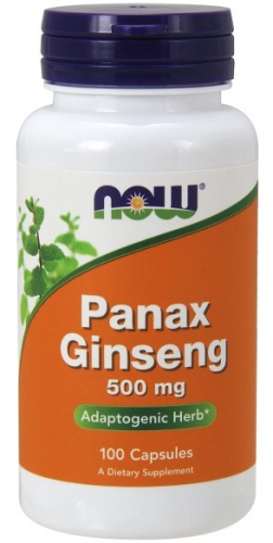 Now Panax Ginseng 500 мг 100 капсул