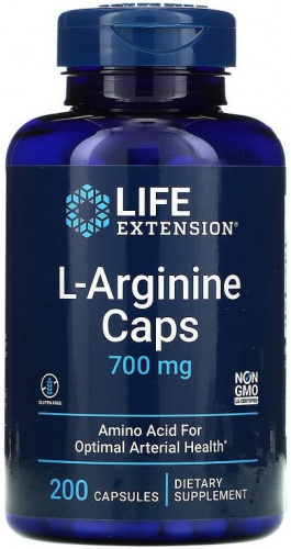LIFE Extension L-Arginine Caps 700 мг 200 капсул