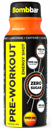 Bombbar Pre-Workout Предтренировочный комплекс 100  мл
