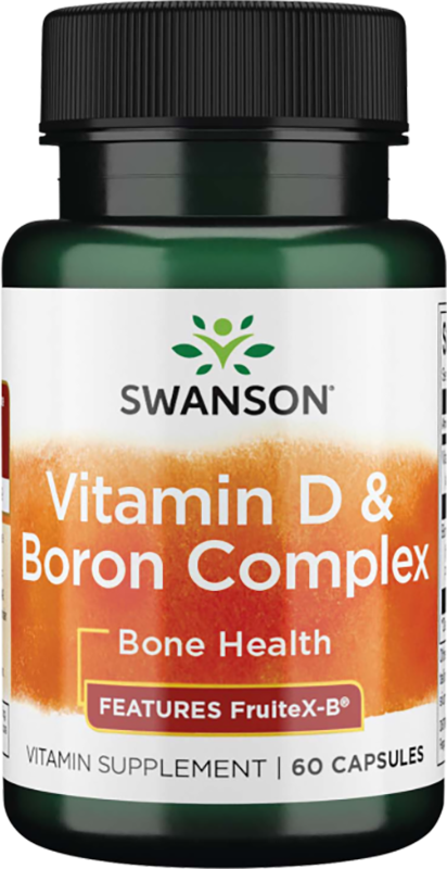 Swanson Vitamin D & Boron Complex - Features FruiteX-B 60 капс