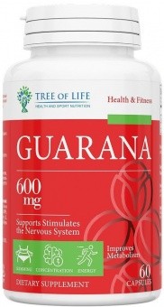 Tree of Life Guarana 600 mg 60 капсул