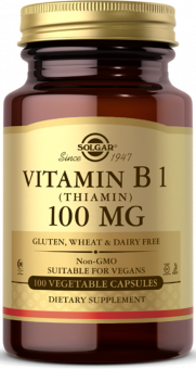 Solgar Vitamin B1 (Тиамин) 100 мг 100 капсул