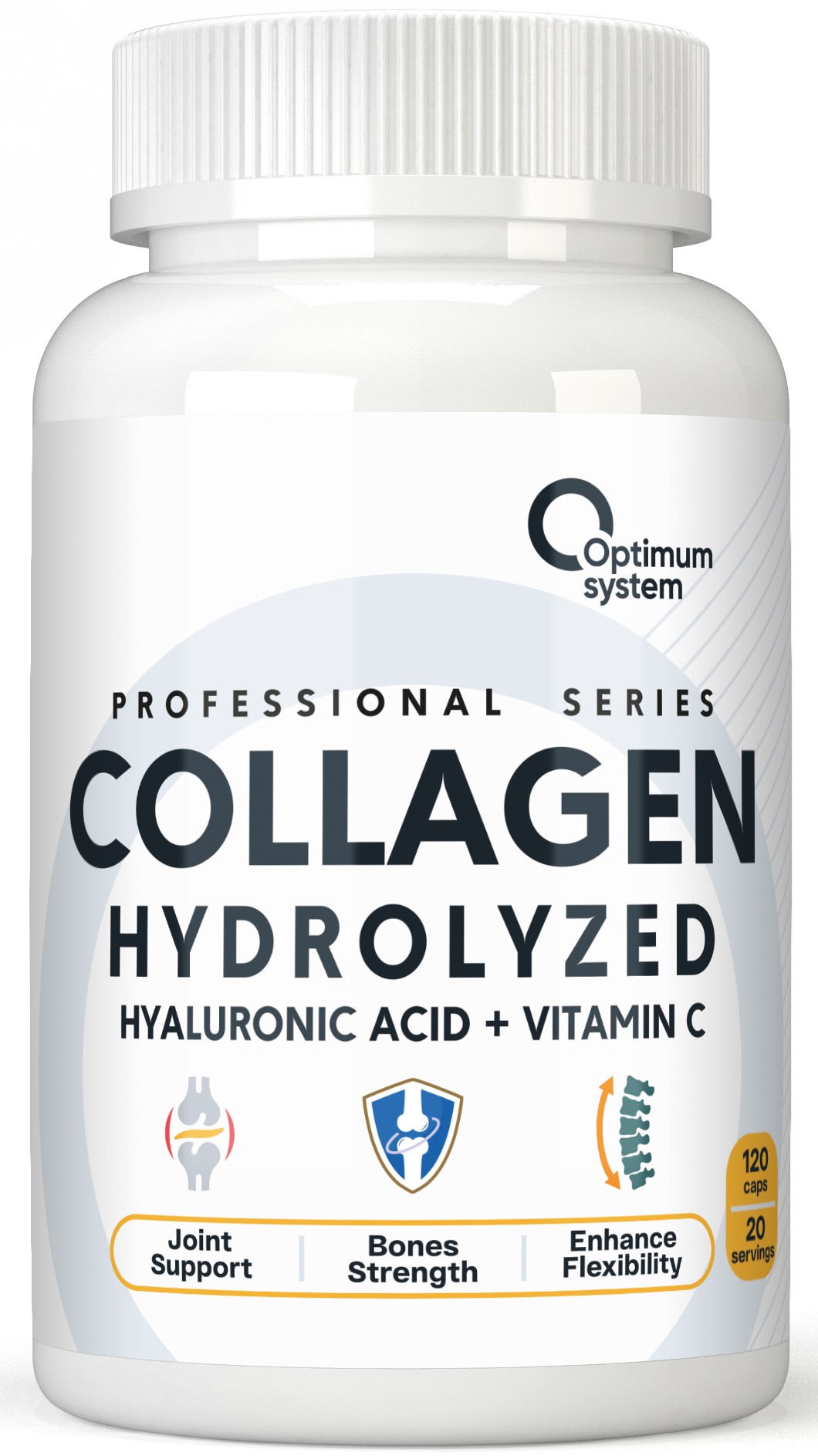 Optimum System Collagen Hydrolyzed 120 капсул