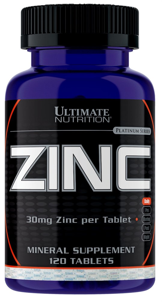 Цинк цитрат + сульфат Ultimate Nutrition  Zinc 120 таб