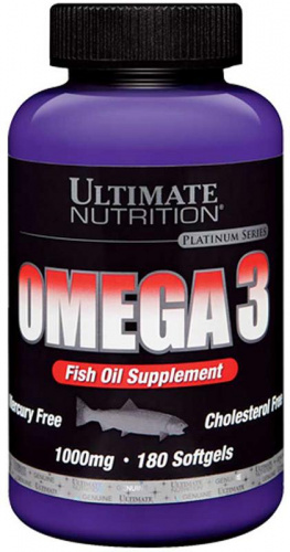 Ultimate Nutrition Omega 3 1000 мг 180 капсул