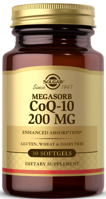 Solgar Megasorb CoQ-10 200 mg Softgels 30 капсул