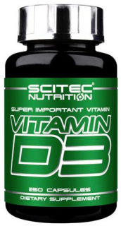 Scitec Nutrition Vitamin D3 250 капсул