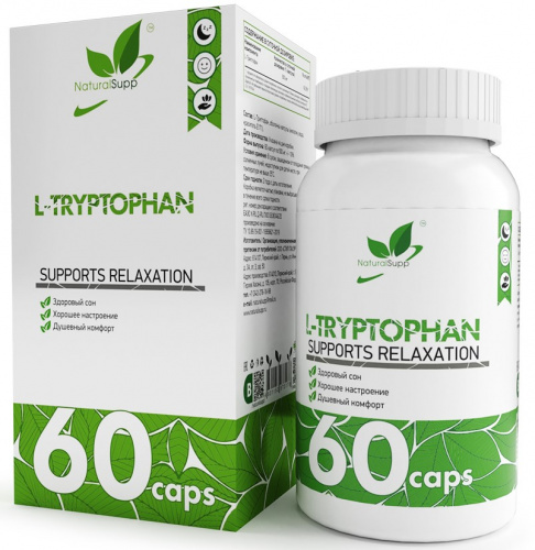 NaturalSupp L-Tryptophan 500 mg 60 капсул