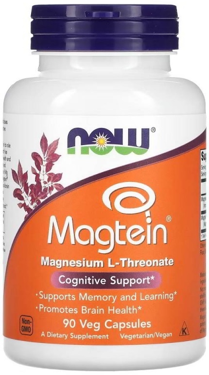 Now Foods Magtein (L-треонат магния) 90 капсул