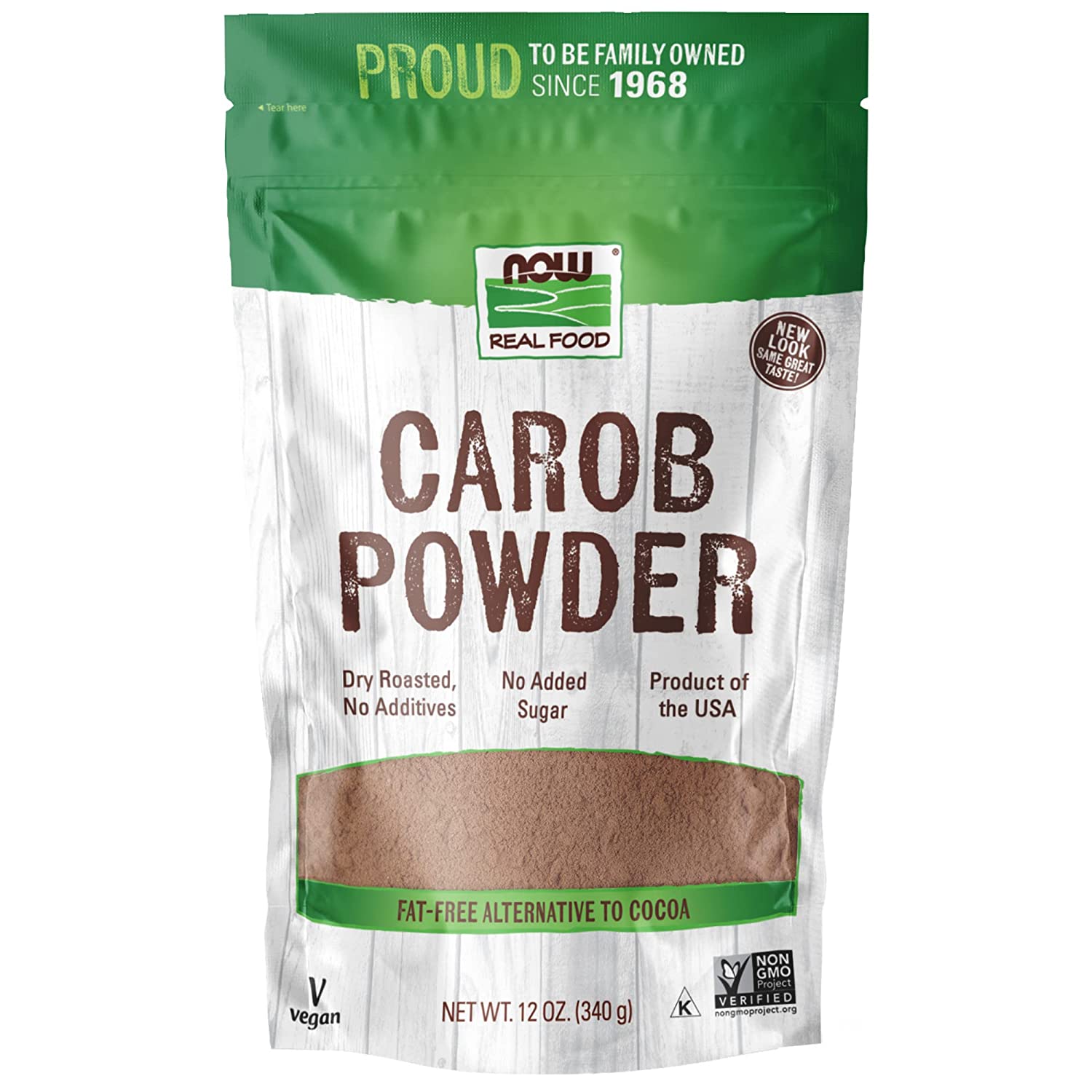 NOW Carob Powder 340 грамм