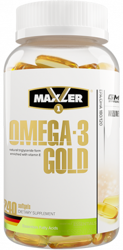 Maxler Omega-3 Gold 240 капсул