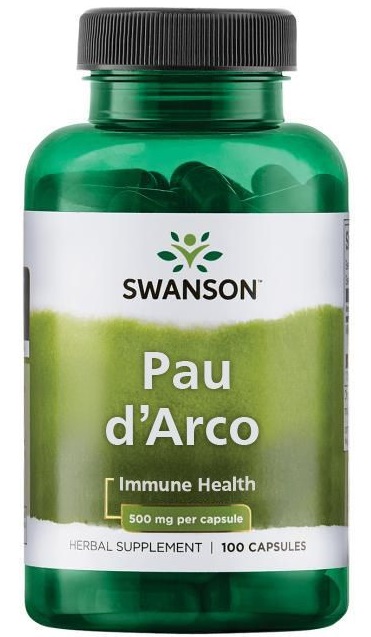 Swanson Pau d'Arco (кора муравьиного дерева) 500 мг 100 капсул