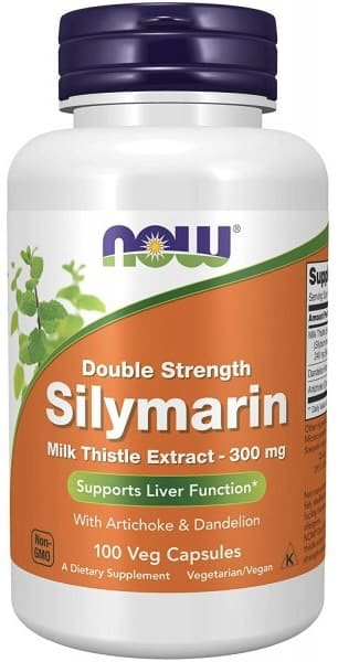 NOW Silymarin Milk Thistle 300 мг 100 капсул