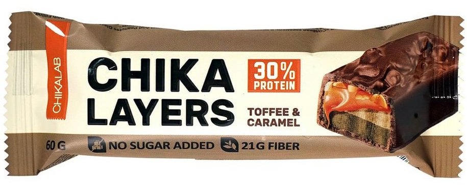 Chikalab Chika Layers 1 батончик - 60 грамм