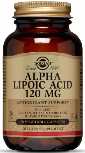 Solgar Alpha Lipoic Acid 120 mg 60 капсул