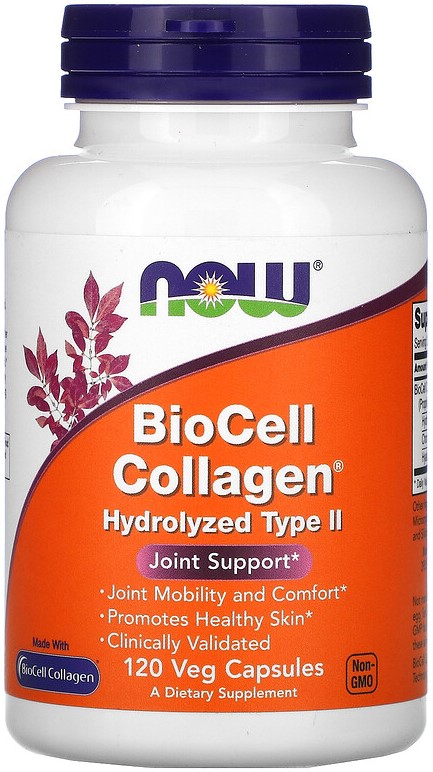 NOW Collagen BioCell (Коллаген 2 Типа) 120 капсул