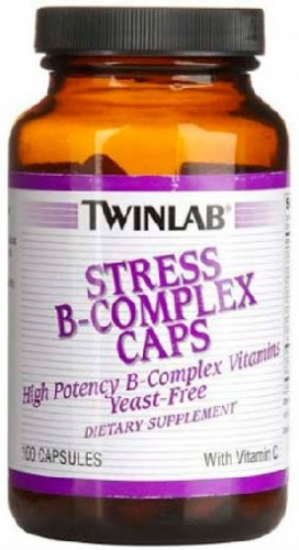 Twinlab Stress B-complex 100 капсул