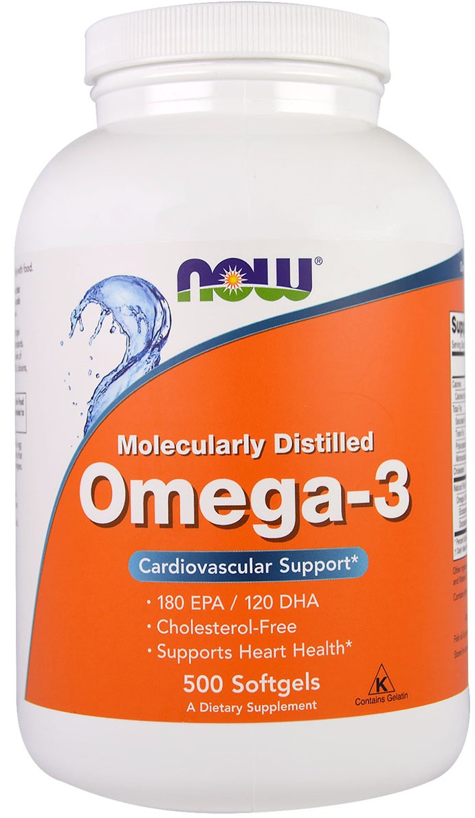 NOW Omega 3 1000 мг 500 капсул