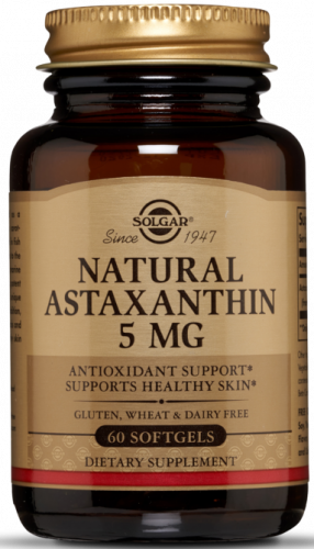 Solgar Natural Astaxanthin 5 мг 60 капсул