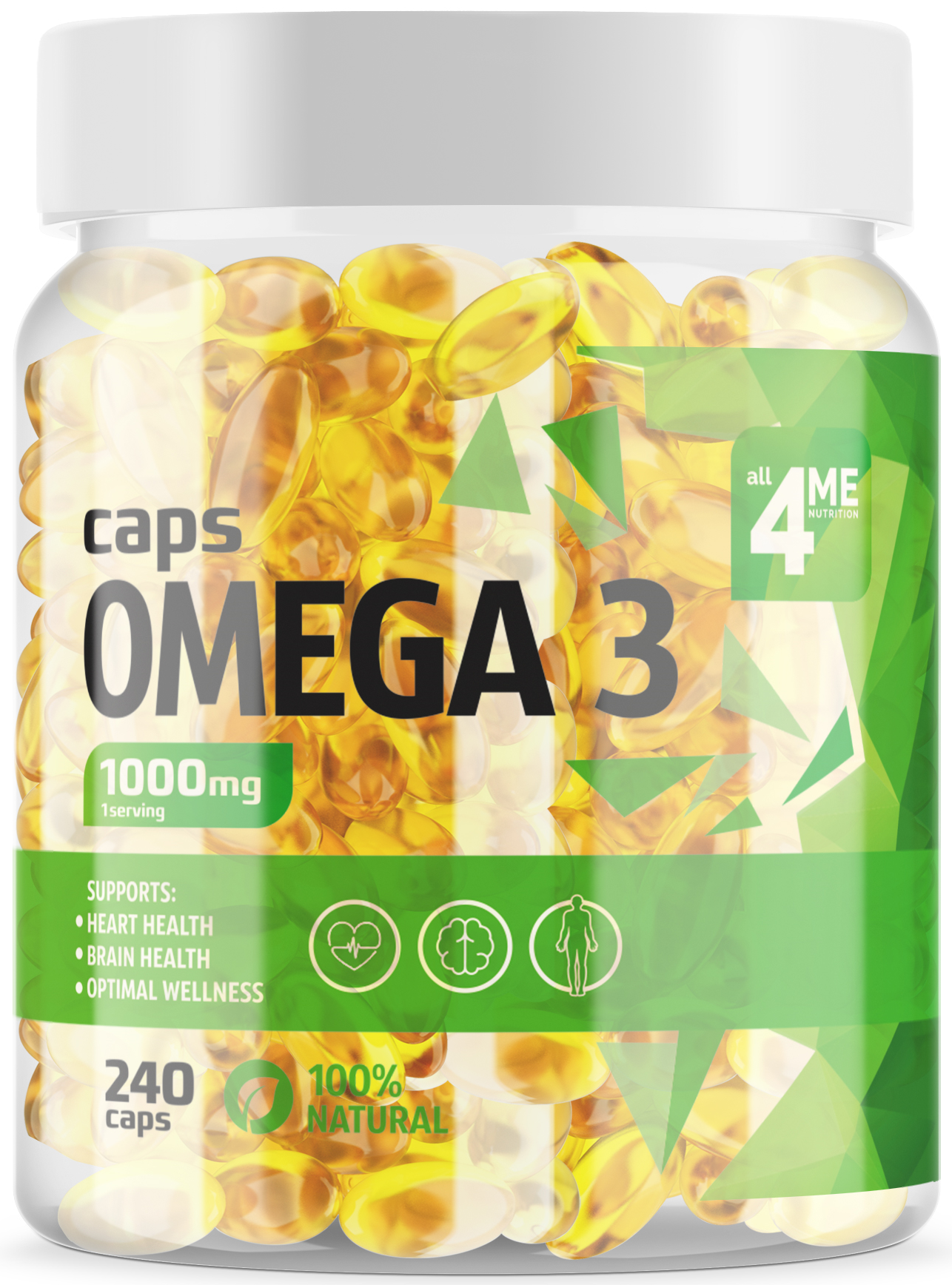 4Me Nutrition OMEGA 3 1000 мг 240 капсул