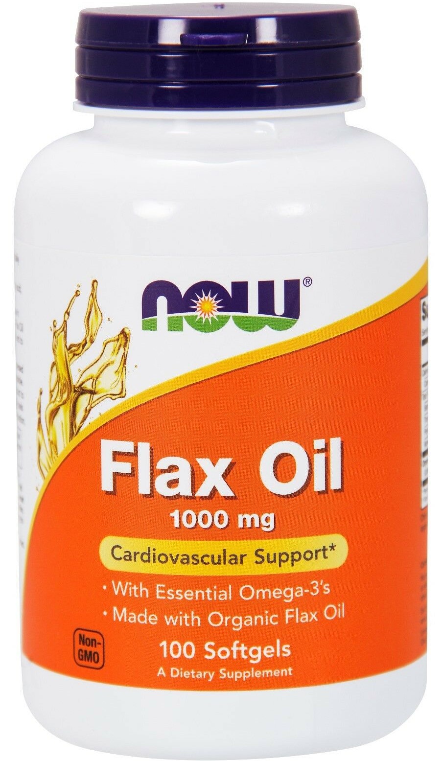 NOW Flax Oil 1000 mg 100 капсул
