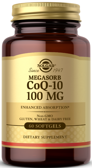 Solgar Megasorb CoQ-10 100 mg Softgels 60 капсул