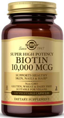 Solgar Biotin 10000 mcg Vegetable Capsules 120 капсул