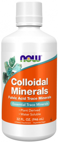 NOW Colloidal Minerals (Коллоидная форма минералов) 946 мл