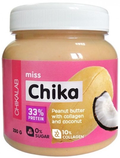 Chikalab MISS CHIKA Арахисовая паста 250 грамм