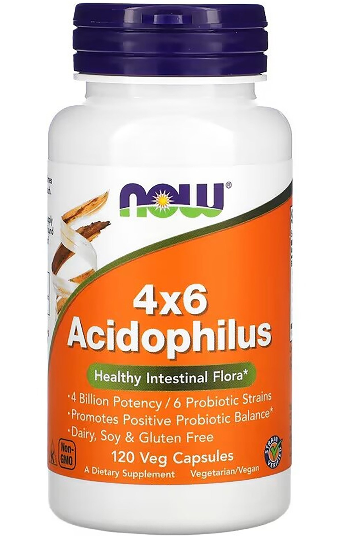 NOW 4X6 Acidophilus 120 vcaps