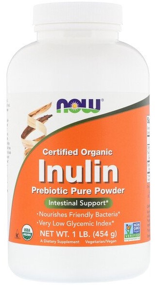 NOW Инулин Inulin 454 грамма