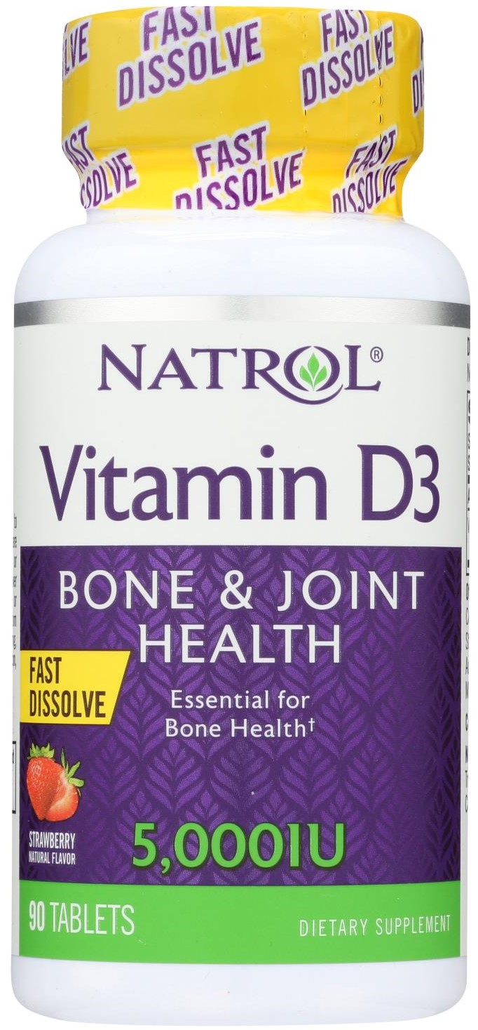 Natrol Vitamin D3 5000 IU 90 таблеток
