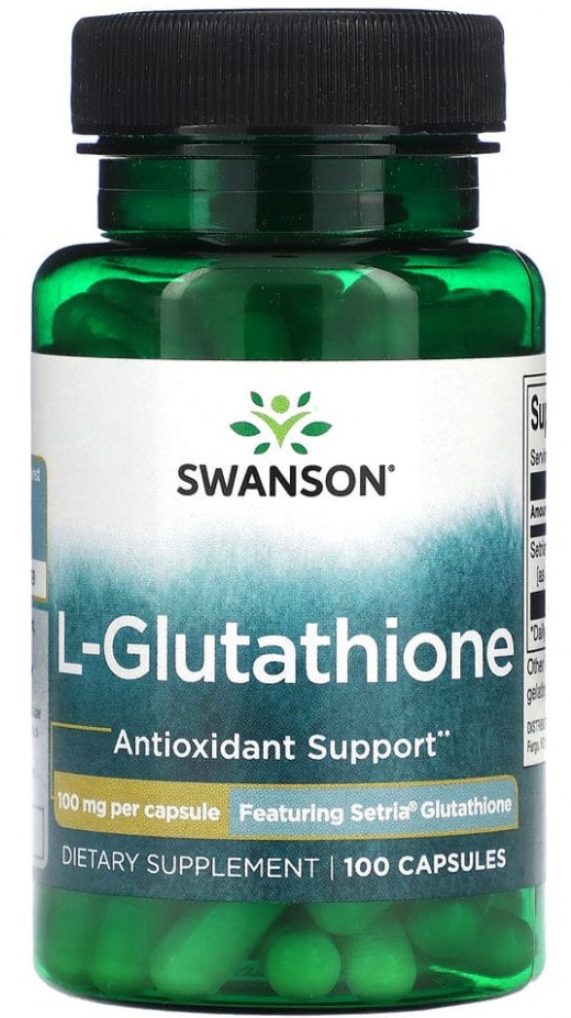 Swanson L-Glutathione 100 мг (L-Глютатион) 100 капсул