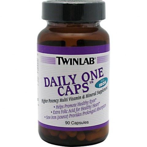 Twinlab Daily One Caps With Iron 90 капсул