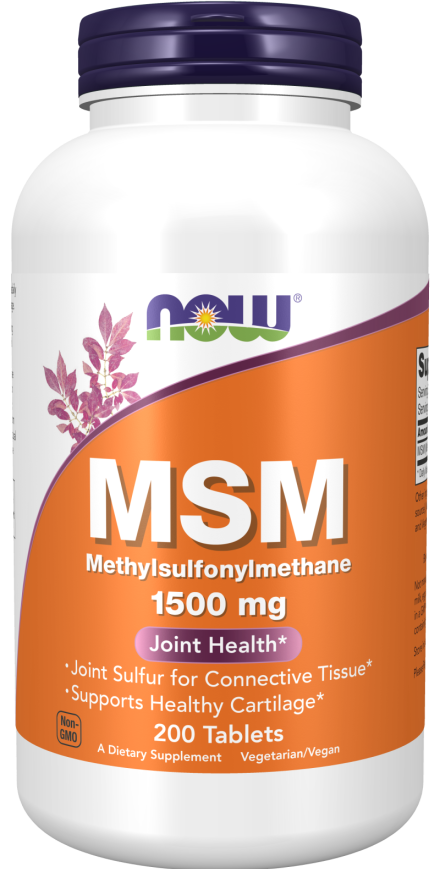 NOW MSM 1500 mg 200 таблеток