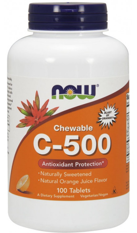 NOW C-500 Chewable 100 жев. таб.