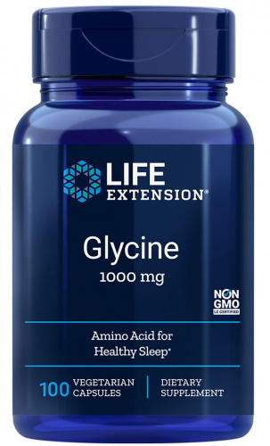 LIFE Extension Glycine 1000 mg 100 капсул