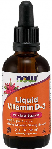 NOW D-3 Vitamin Liquid 59 мл