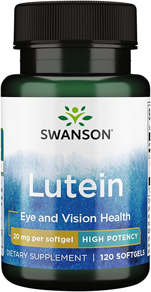 Swanson Lutein High Potency 20 мг 120 капсул