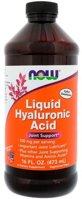 NOW Liquid Hyaluronic Acid 100 мг 473 мл