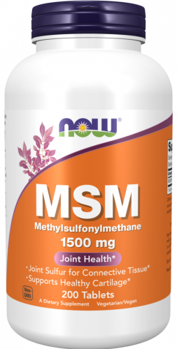 NOW MSM 1500 mg 200 таблеток