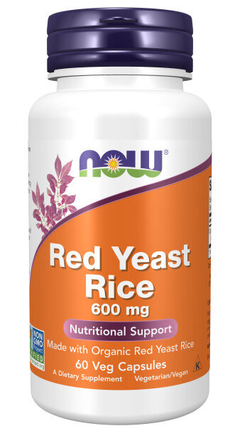 NOW Red Yeast Rice 600 мг 60 капсул