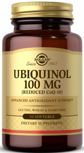 Solgar Ubiquinol 100 mg Softgels 50 капсул