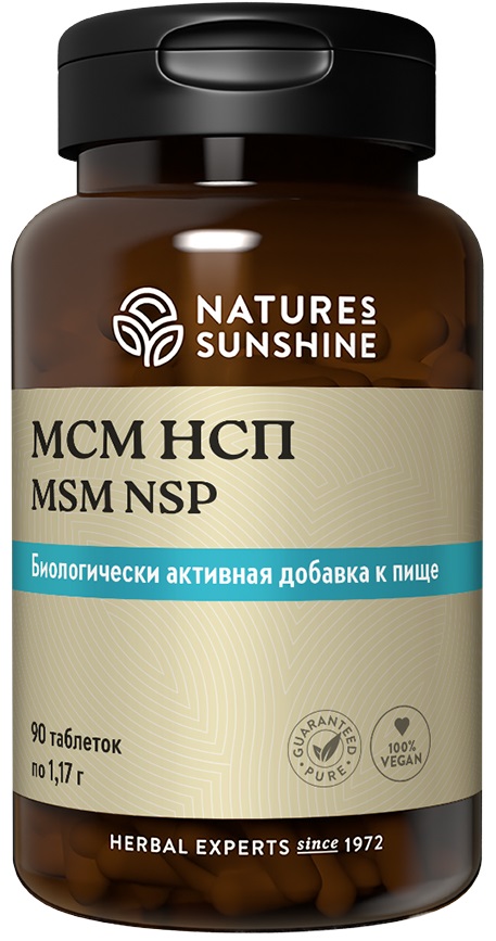 NSP МСМ (Метилсульфонилметан) 90 таблеток