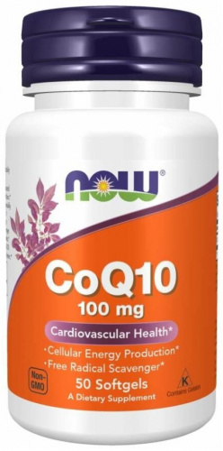 NOW CoQ10 100 мг 50 капсул