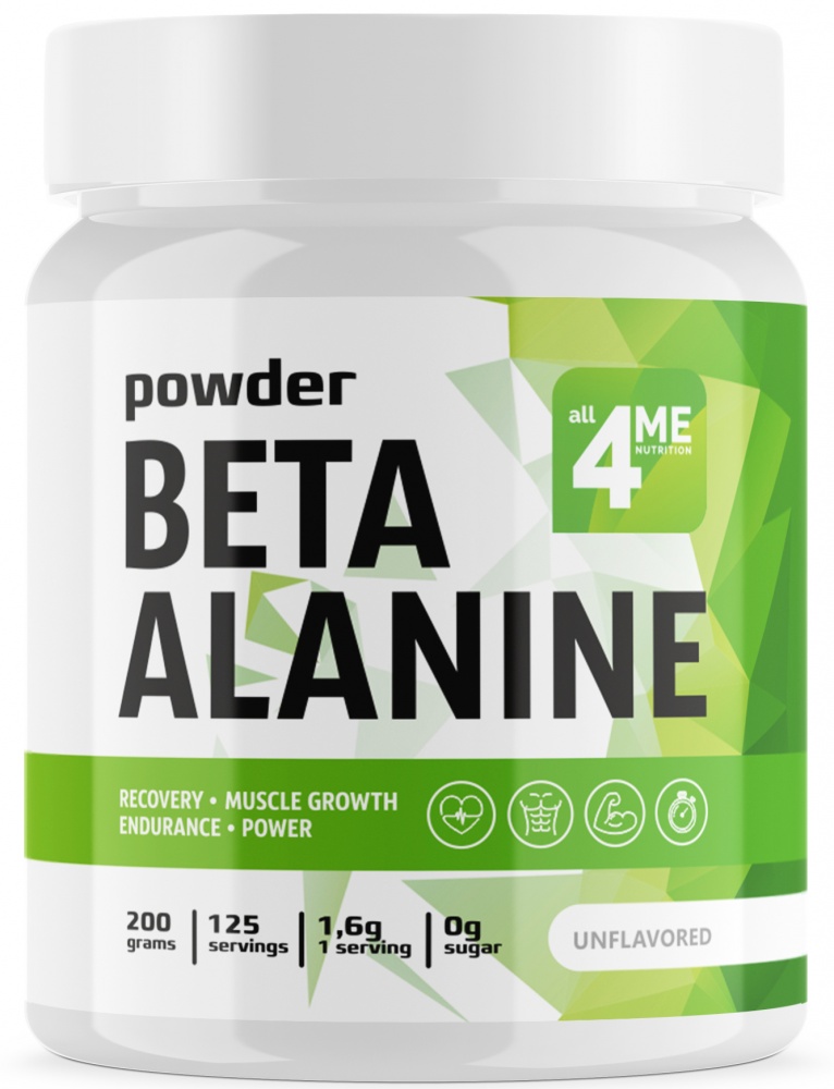 4Me Nutrition Beta Alanine 200 грамм