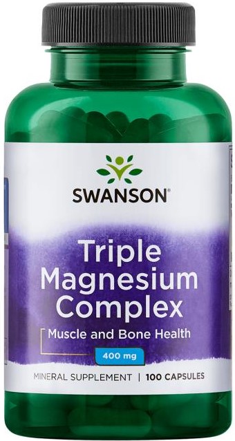 Swanson Triple Magnesium Complex 400 мг 100 капс