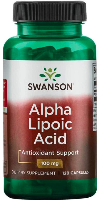 Swanson Alpha Lipoic Acid 100 мг 120 капсул