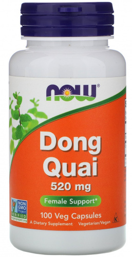 NOW Dong Quai (Дудник Китайский) 520 мг 100 капсул